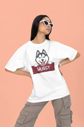 Siberian Husky - Hugsy Oversized T-Shirt